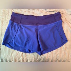 Lululemon speed short size 8